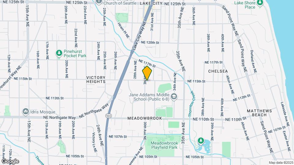 3001 NE 115th St Map and Location Details