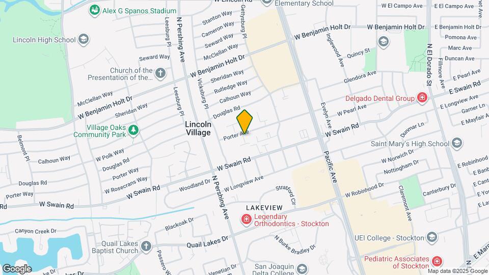 1134 Porter Ave Map and Location Details