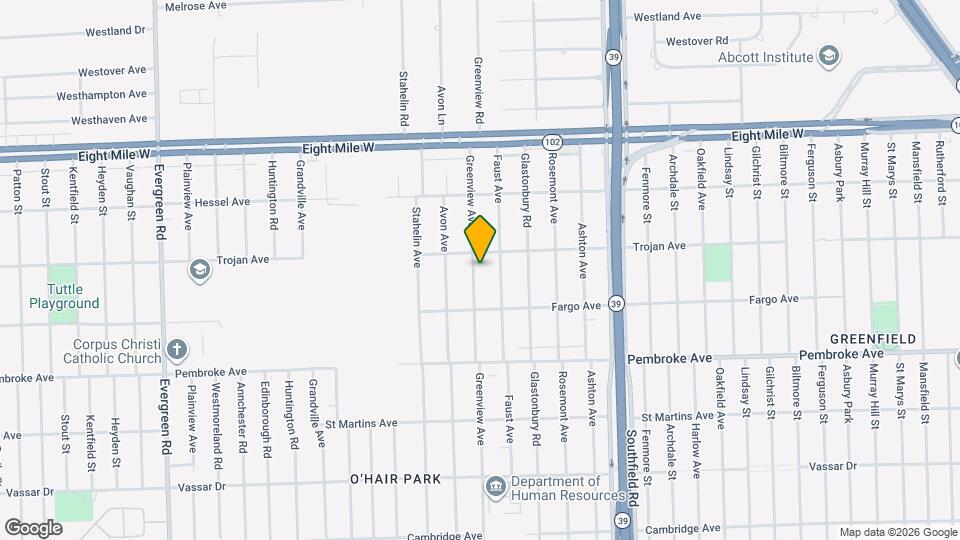 20084 Greenview Ave Map and Location Details