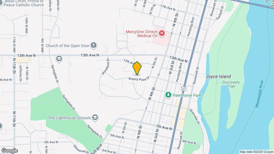 524 Breezy Point Dr Map and Location Details