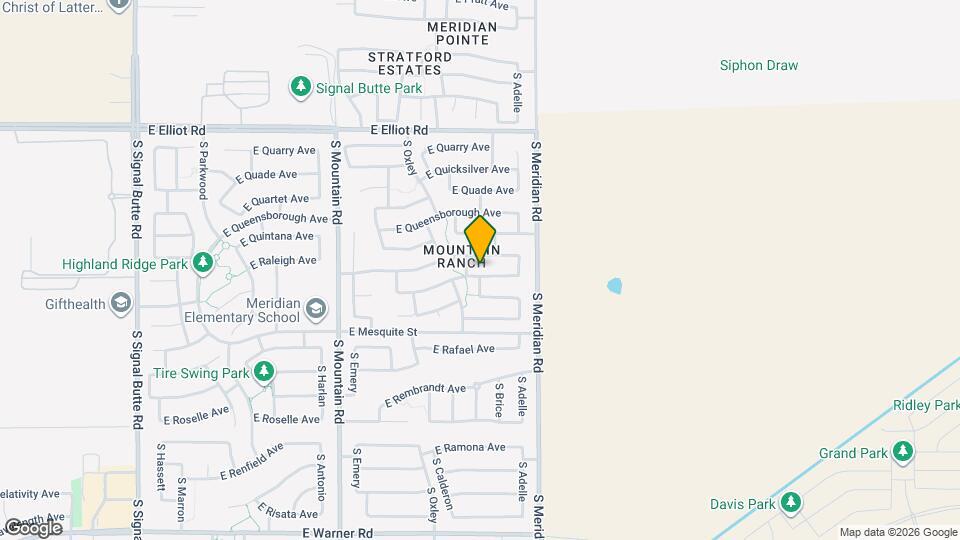 11458 E Ramblewood Ave Mapa y Detalles de la Ubicación