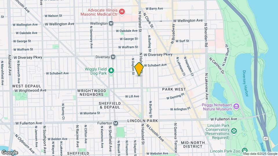 2638 N Halsted St Map and Location Details