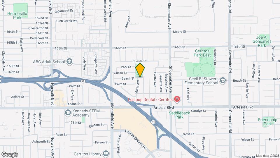 17002 Maria Ave Map and Location Details