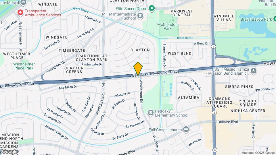 15301 Alief Clodine Rd Map and Location Details