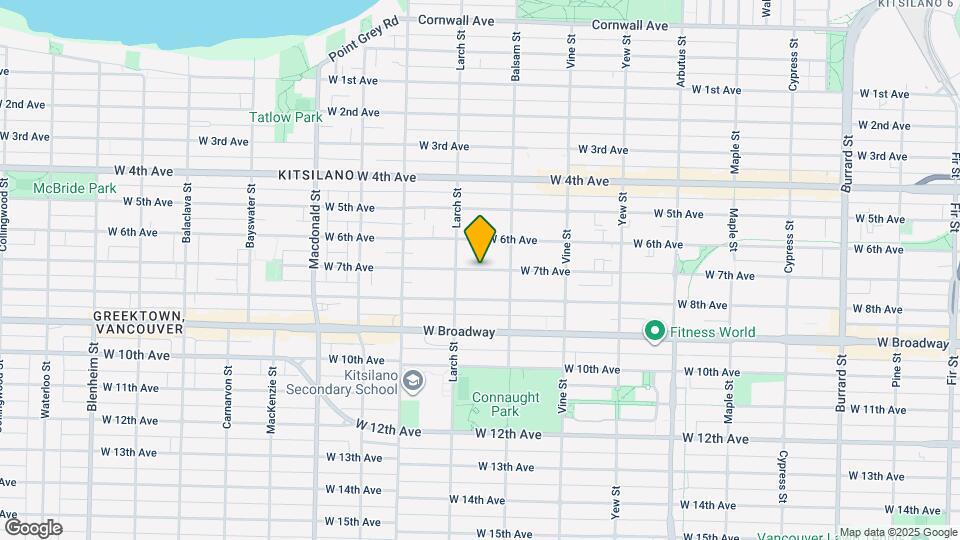 2457 W 7th Ave Map and Location Details