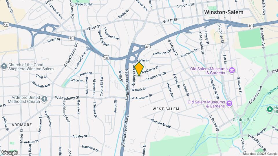 408 Spaugh St SW Map and Location Details