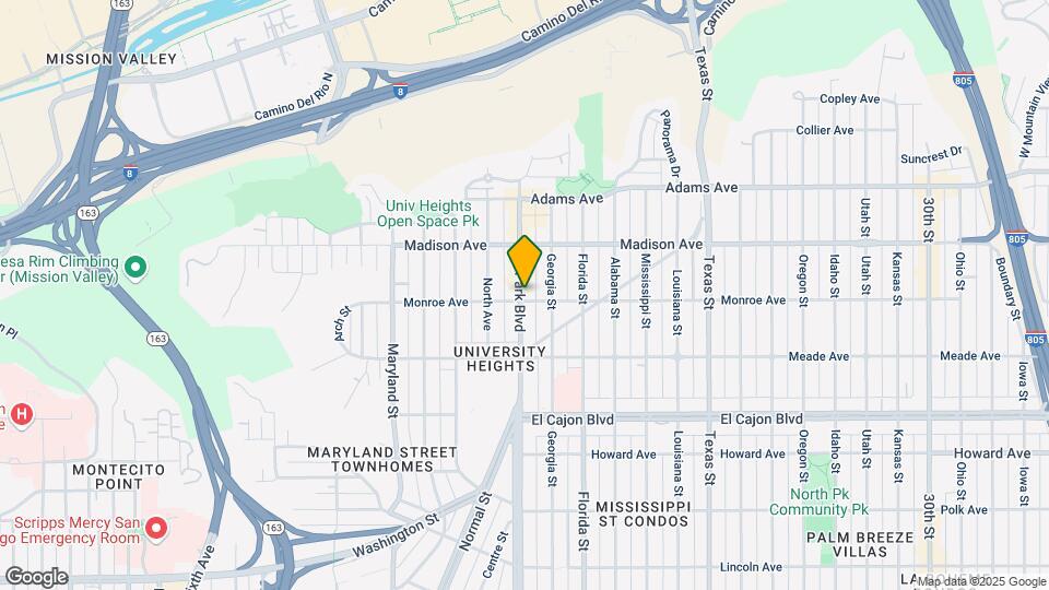 4505 Park Blvd Map and Location Details