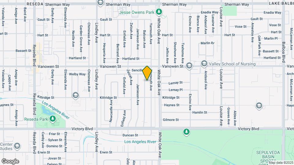 6660 Balcom Ave Map and Location Details