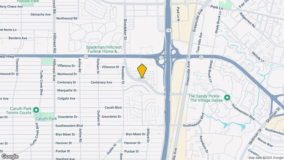 5443 Caruth Haven Ln Map and Location Details