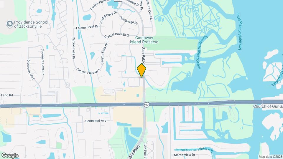 3105 Coral Reef Dr Map and Location Details