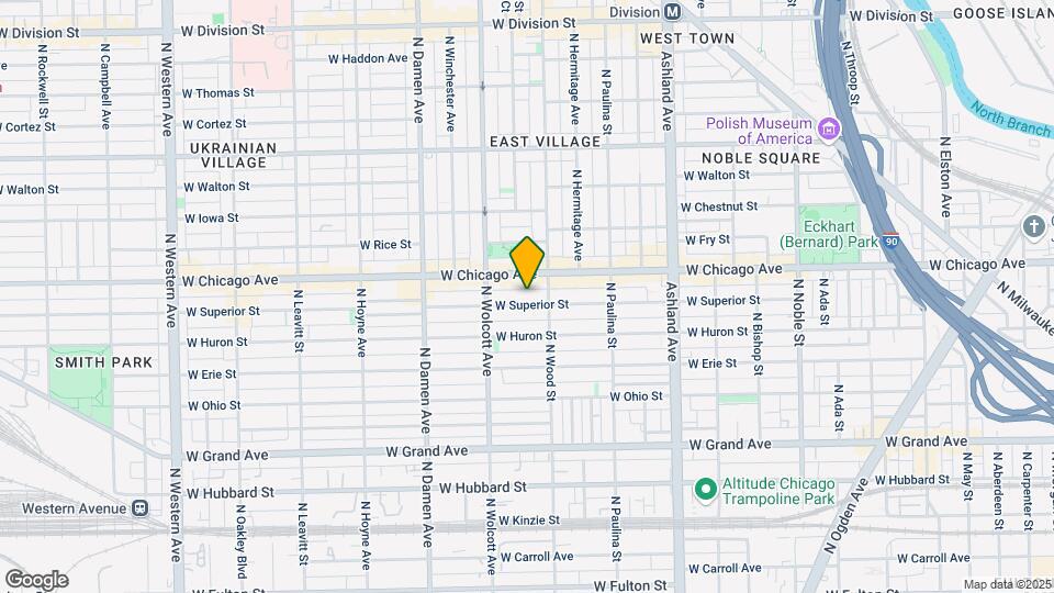 1818 W Superior St Map and Location Details