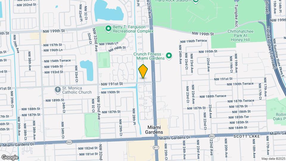 2754-2791 NW 191st Terrace Map and Location Details