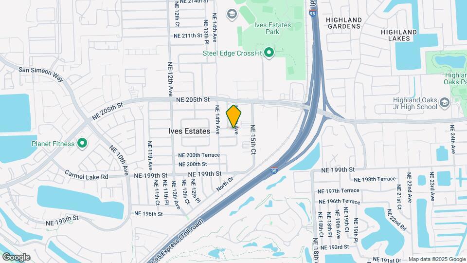 20220 NE 15th Ave Map and Location Details