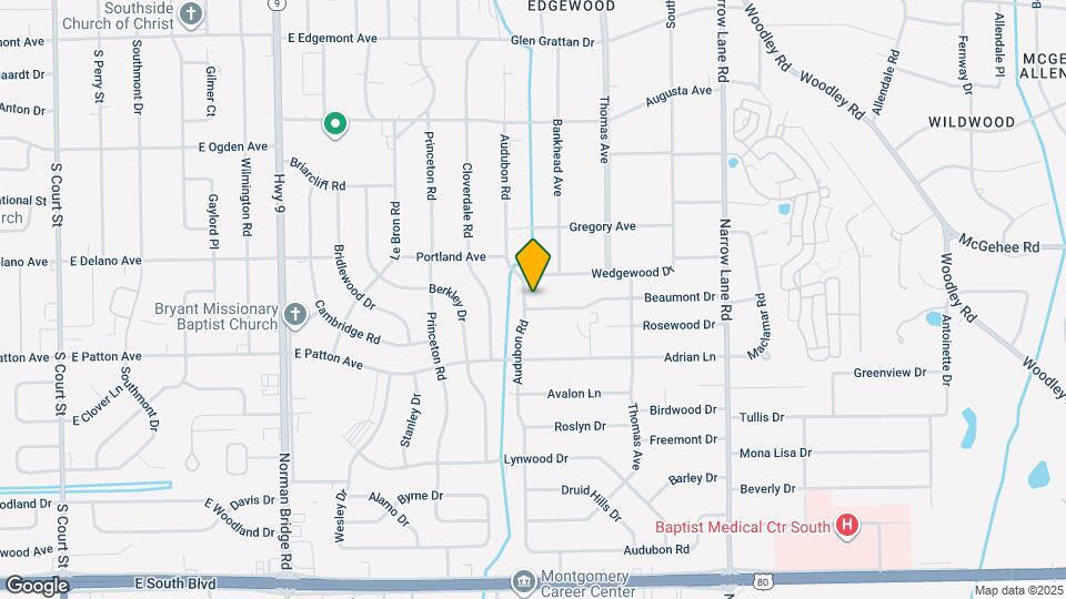 1301 Beaumont Dr Map and Location Details