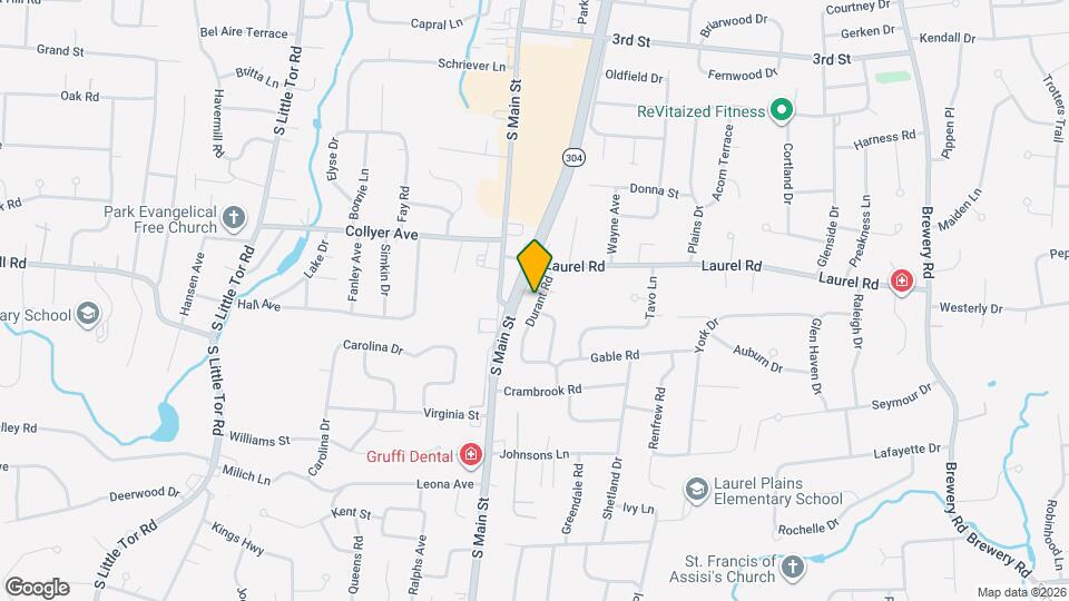 8 Durant Rd Map and Location Details