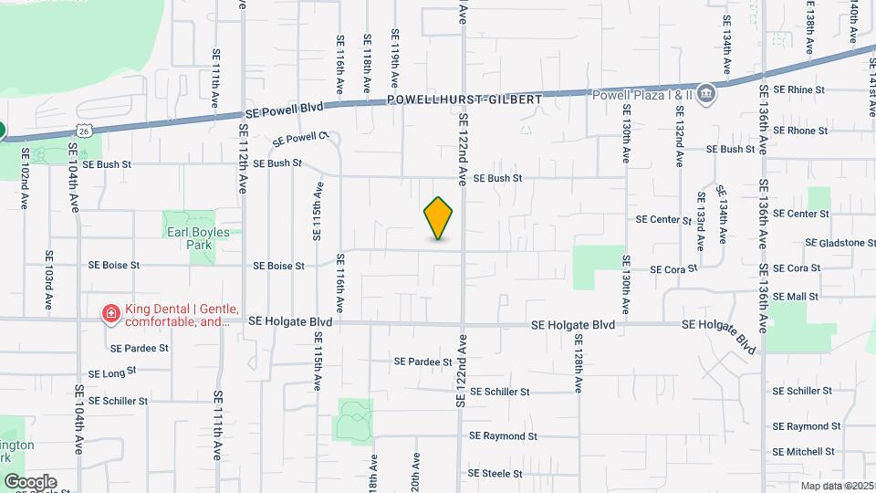 12047 SE Boise St Map and Location Details