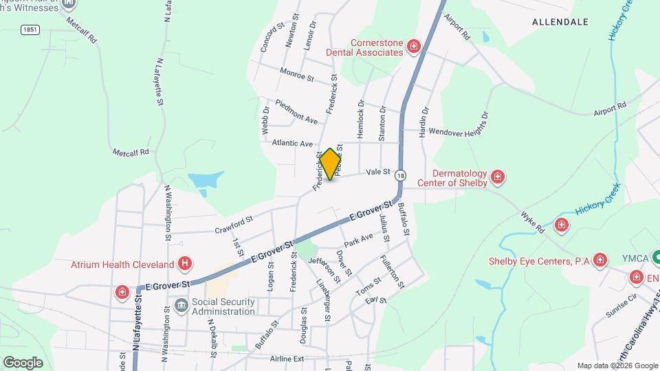 736 Vale St Map and Location Details