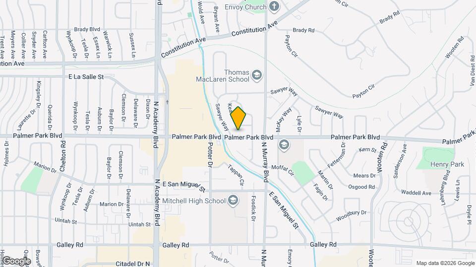 4118 Palmer Park Blvd Mapa y Detalles de la Ubicación