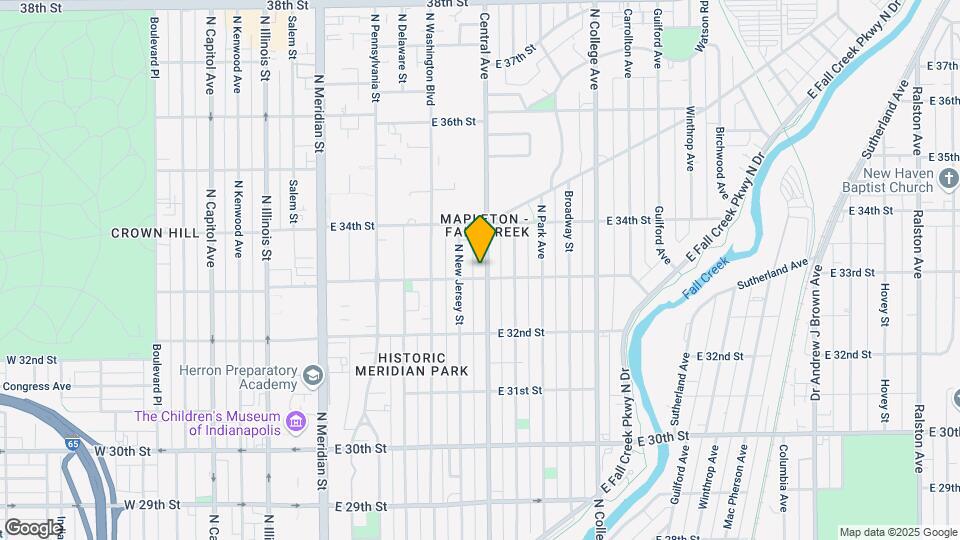 3308 Central Ave Map and Location Details