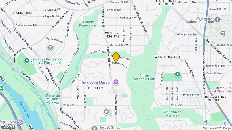4530 Dexter St NW Map and Location Details