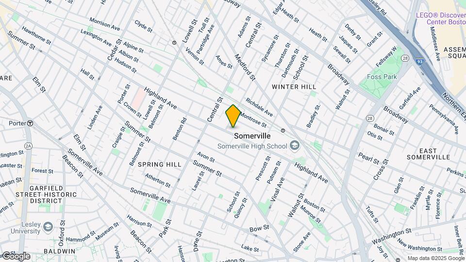 129 Highland Ave, Unit 26 Map and Location Details