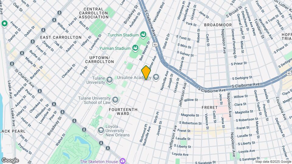 2525-2527 Palmer Ave Map and Location Details