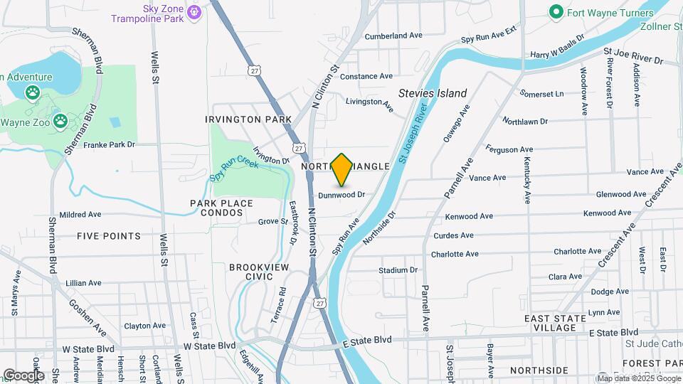 347 Dunnwood Dr Map and Location Details