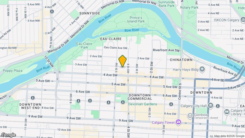 521-523 3 Ave SW Map and Location Details