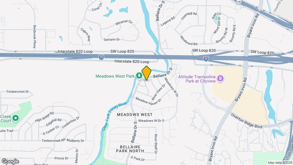 6724 Blue Meadow Dr Map and Location Details