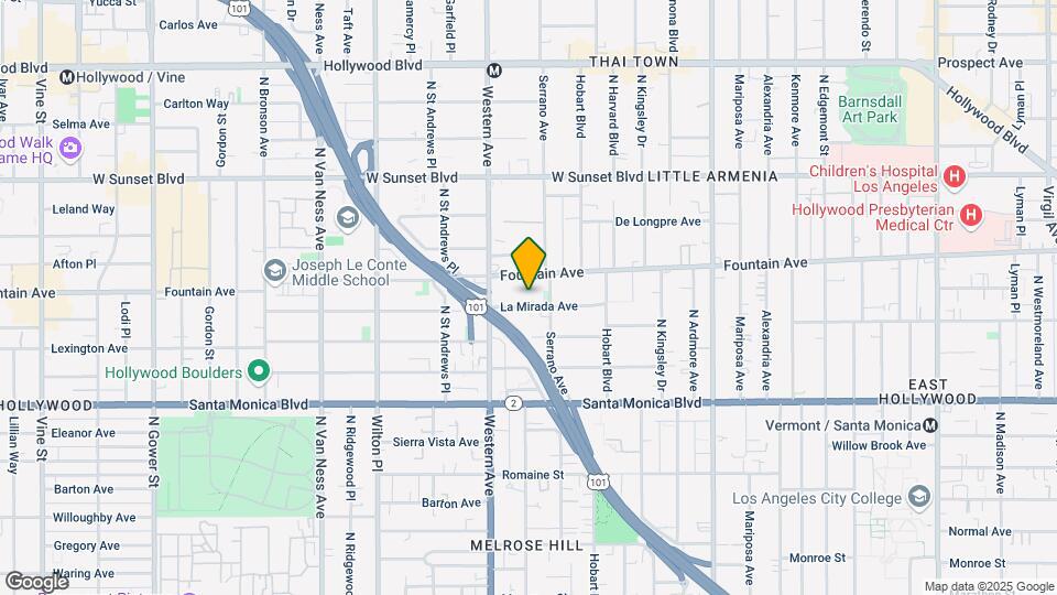 5421 La Mirada Ave Map and Location Details