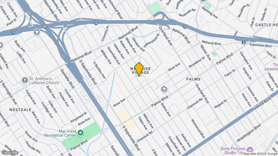 3284 Veteran Ave Mapa y Detalles de la Ubicación