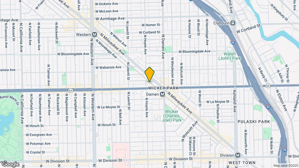 2050 W North Ave Map and Location Details
