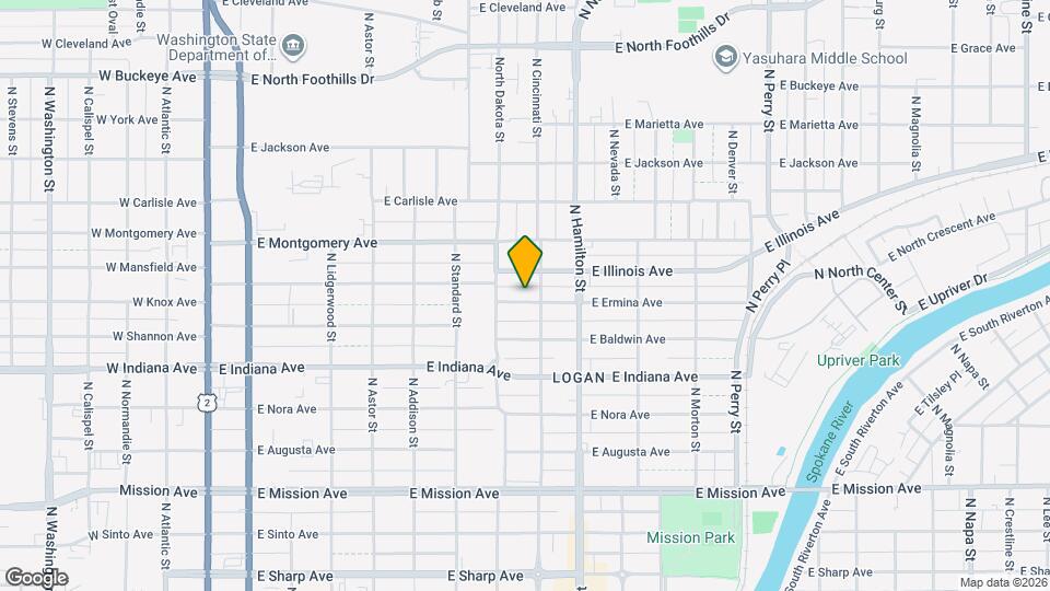 723 E Ermina Ave Map and Location Details