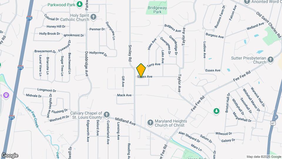 11490 Essex Ave Map and Location Details