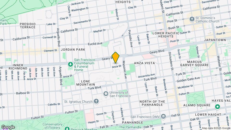 200-204 Anza St Map and Location Details