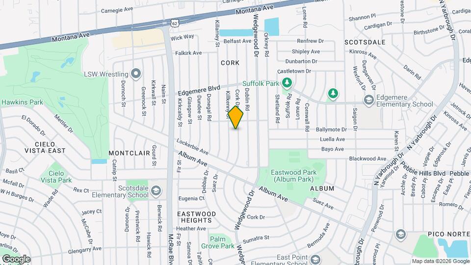 3019 Cork Dr Map and Location Details