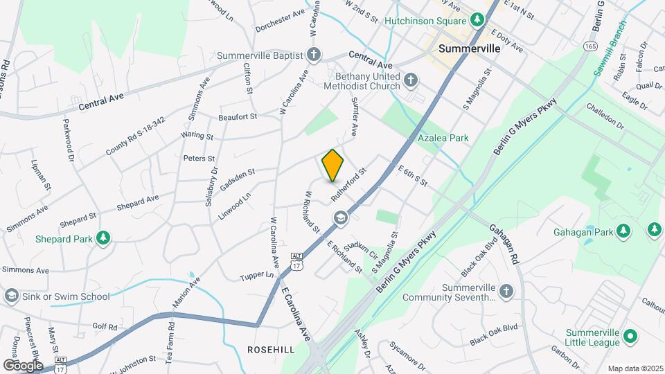 204 S Hampton St Map and Location Details