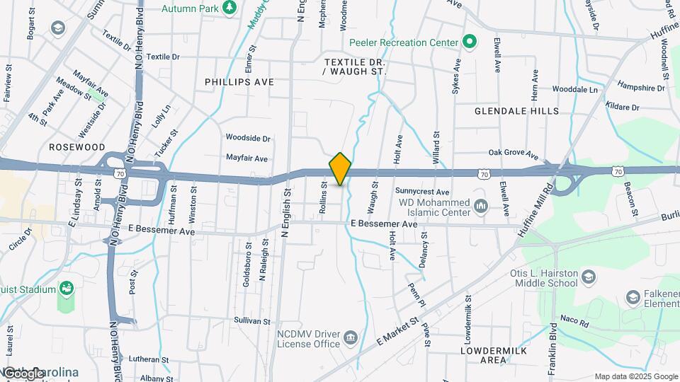 2509 Pinnix St Map and Location Details