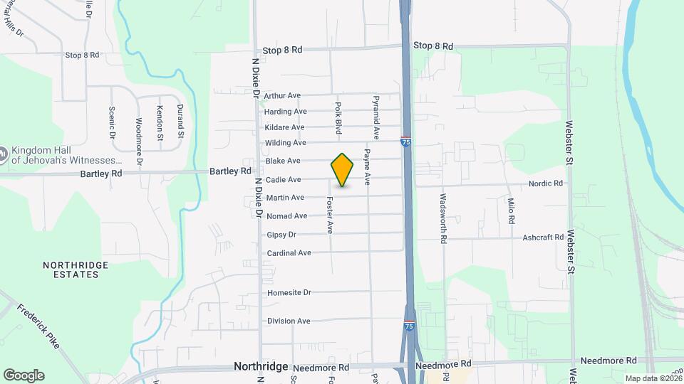 2211 Martin Ave Map and Location Details