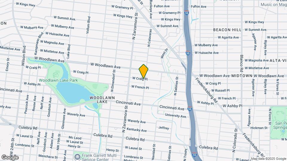 1602 W Craig Pl Map and Location Details