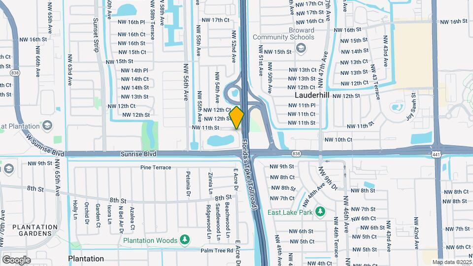 5260 NW 11th St Map and Location Details