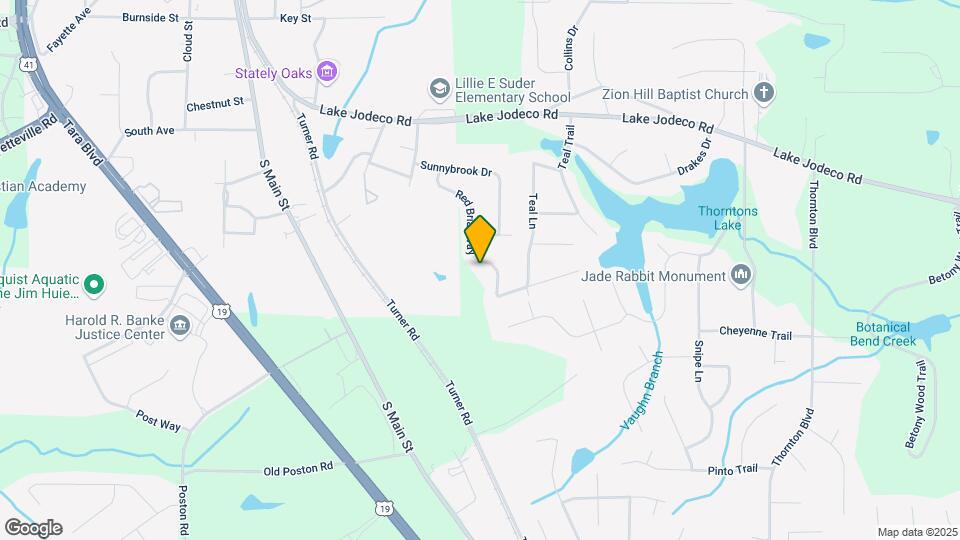 1551 Red Briar Way Map and Location Details