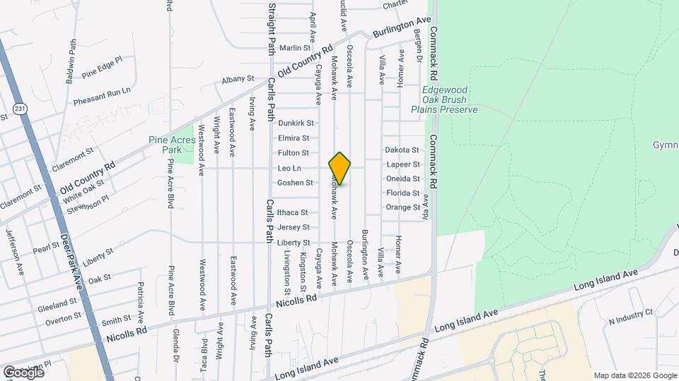 105 Mohawk Ave Map and Location Details