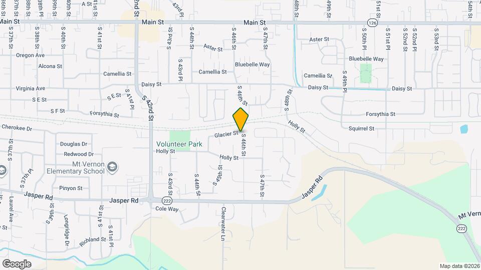 4599 Glacier St Map and Location Details