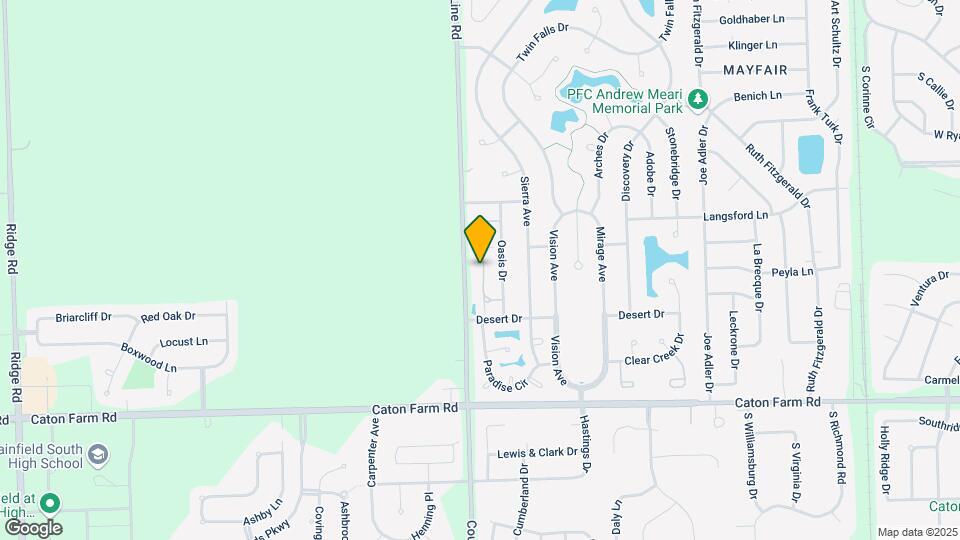 2614 Canyon Dr Map and Location Details