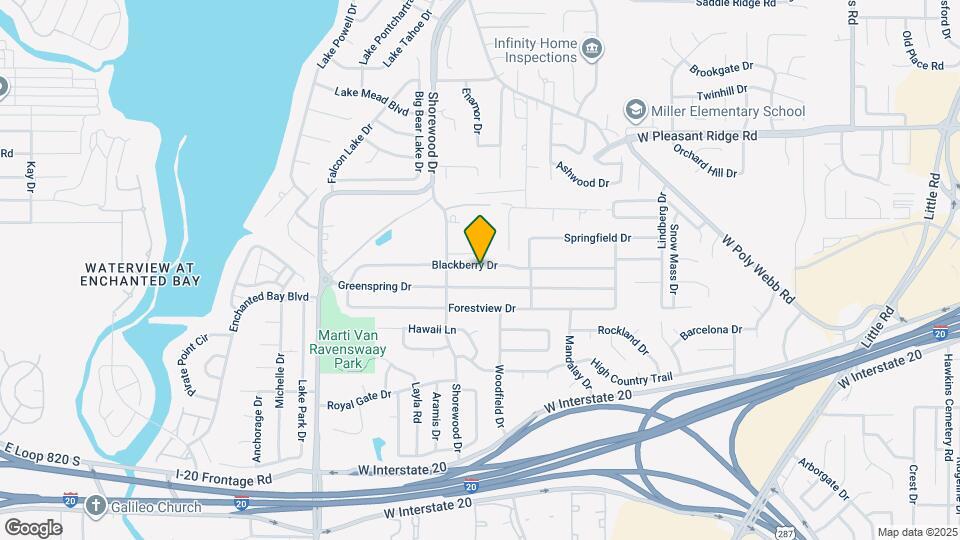 6808 Blackberry Dr Map and Location Details