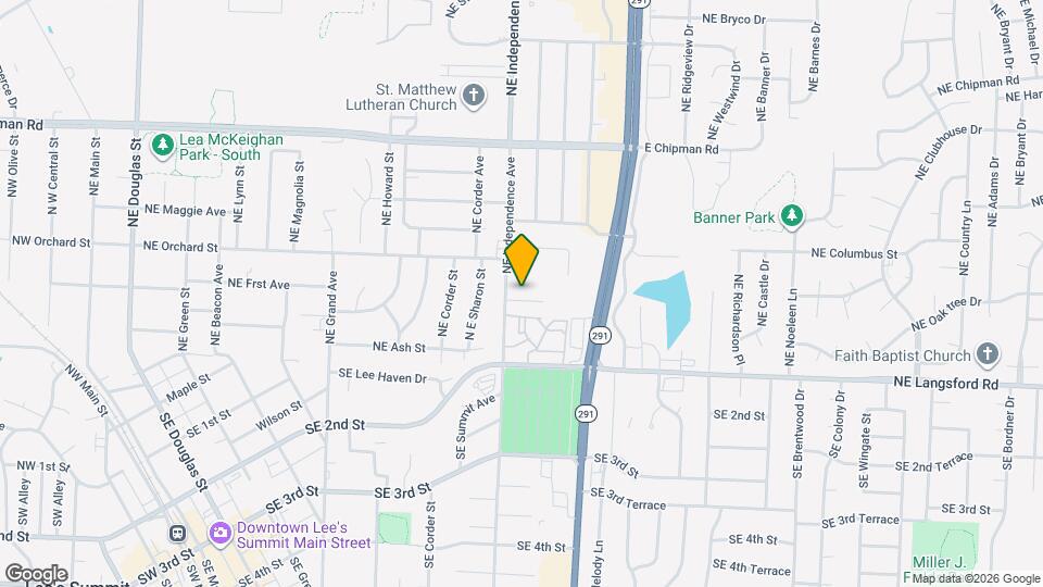 808 NE Independence Ct Map and Location Details