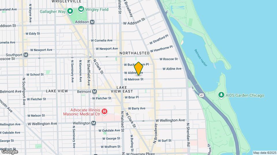 660 W Melrose St, Unit E Mapa y Detalles de la Ubicación