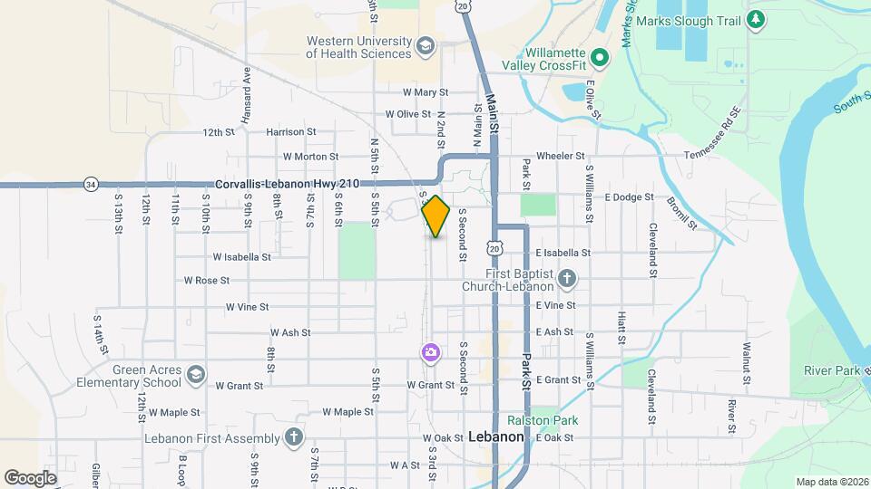 253 S 3rd St Map and Location Details