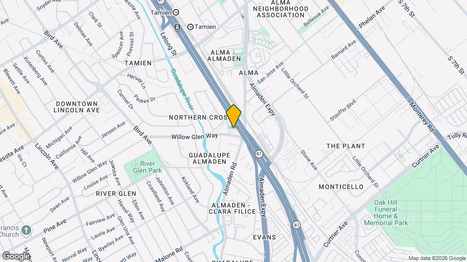 423 Willow Glen Ct Map and Location Details